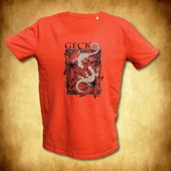 tričko Gekoni - oranžové
