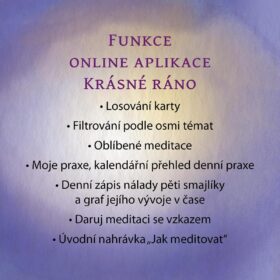 Kr&aacute;sn&eacute; r&aacute;no - funkce aplikace